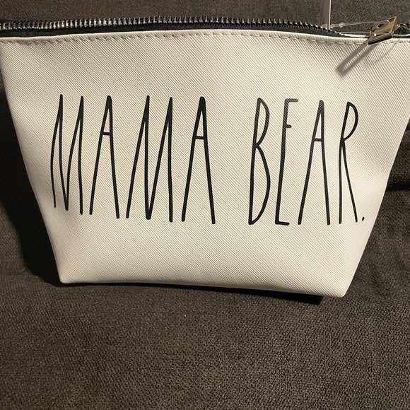 Rae Dunn Handbags - RD Zip mama bear pouch.